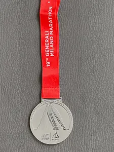 Milan marathon finisher's medal