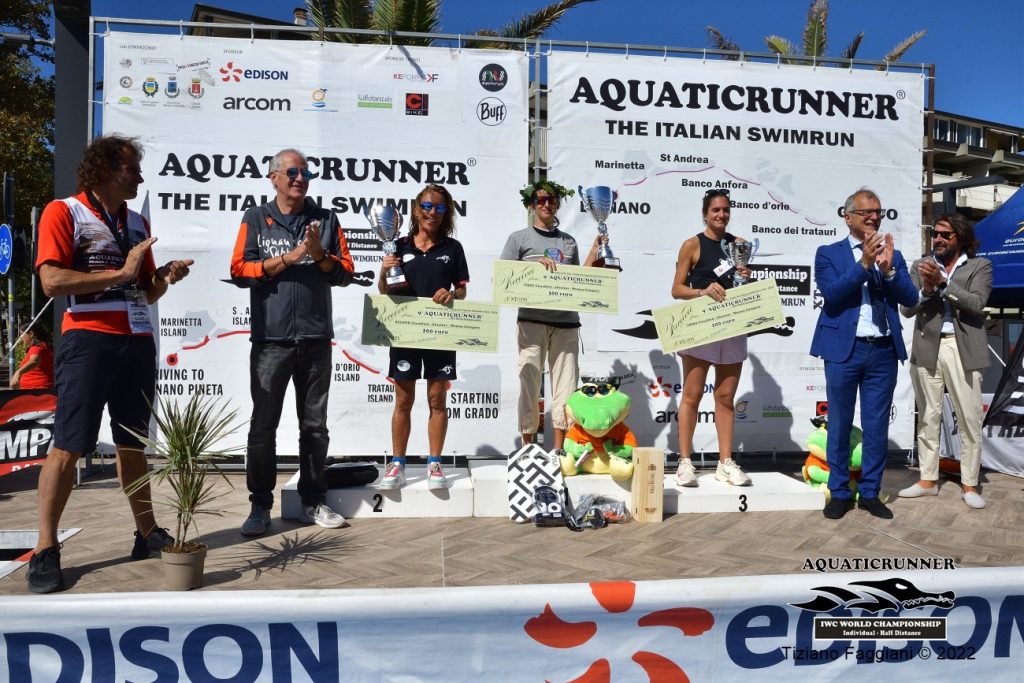 Prizewinners at the 2022 AquaticRunner Swimrun in Italy