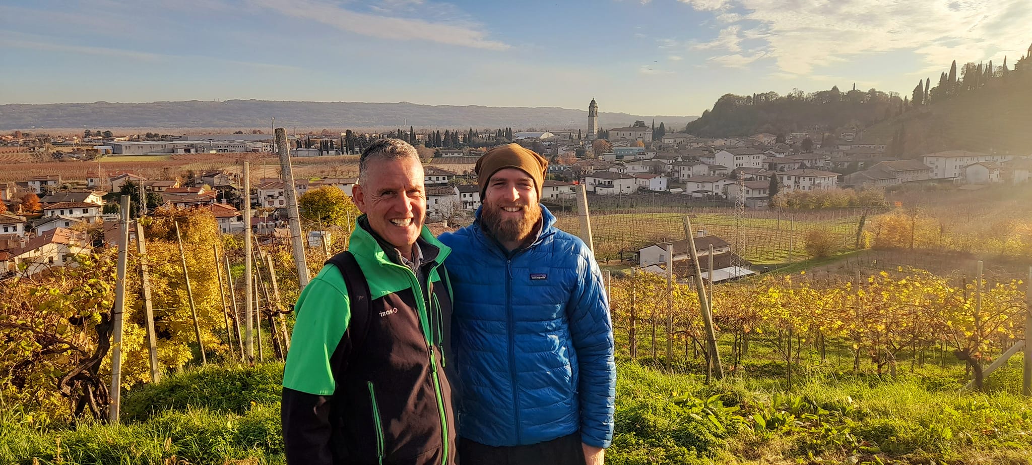 At Cantina Dariva vineyard At Cantina Dariva vineyard