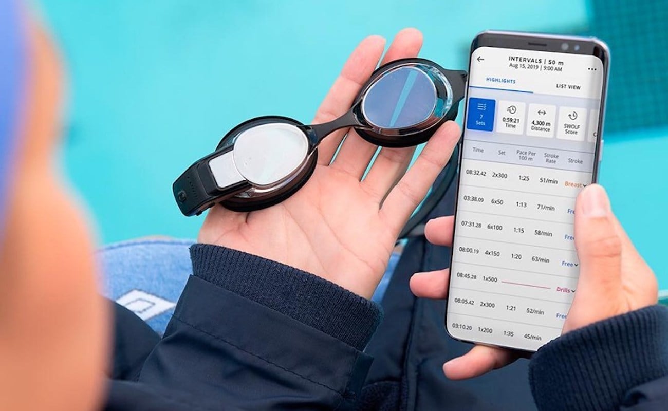 FORM Smart swim goggles with revolutionary in-lens display!