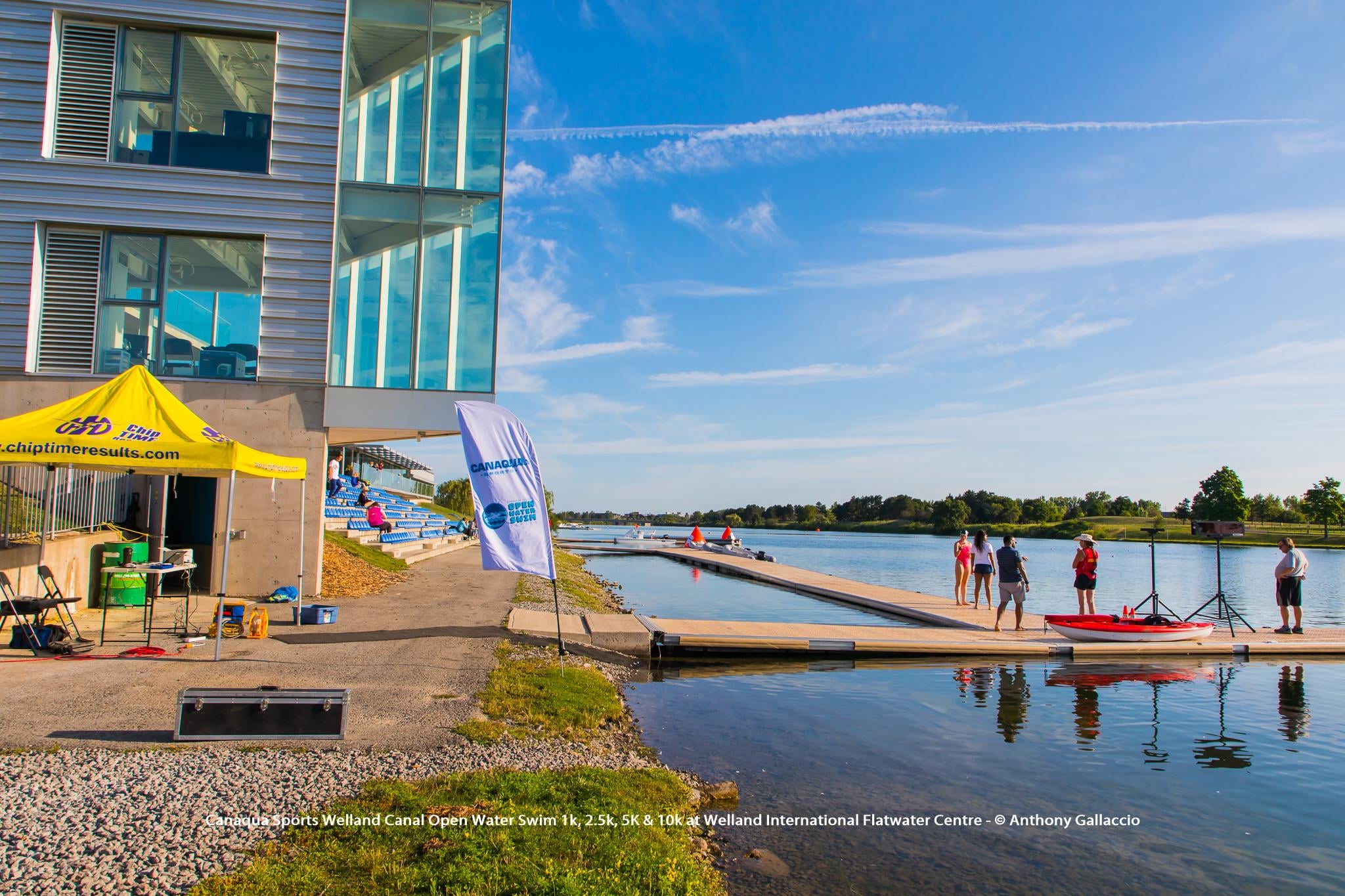 Mudskipper midsummer classic swimrun at Welland International Flatwater Center