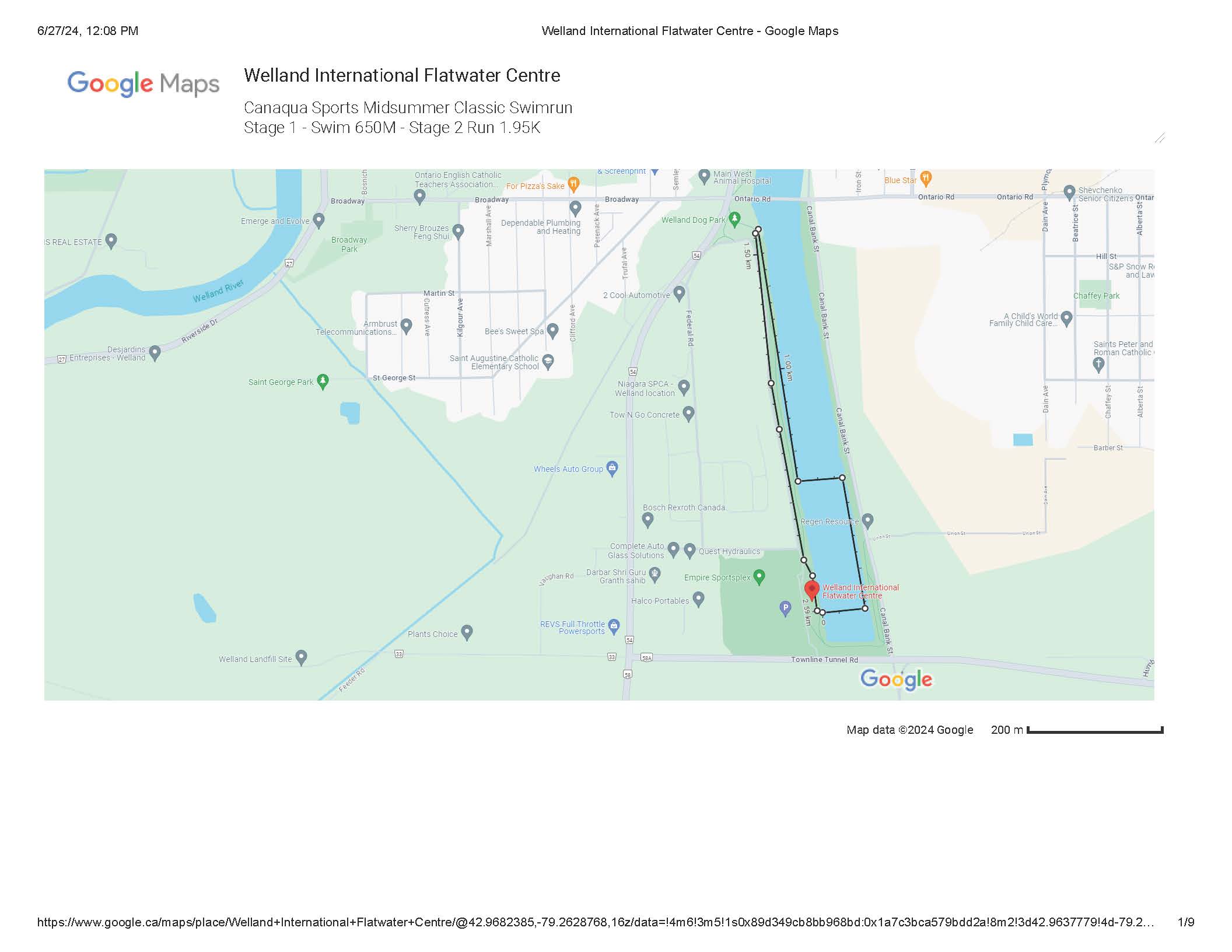 Mudskipper midsummer classic Route  0