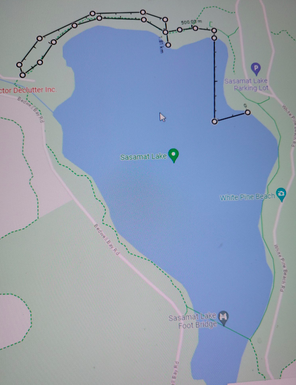 Mudskipper Sasamat swimrun Route Map 2