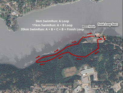 Mudskipper Swimrun Kenora Loop C Route Map Mudskipper Swimrun Kenora Loop C Route Map