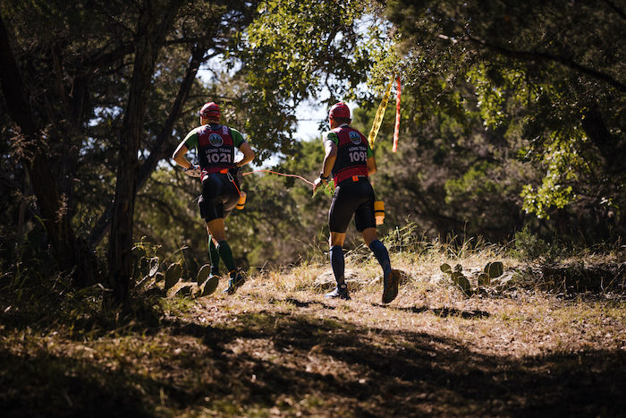 Swimrun competitors at Otillo Austin Pace Bend