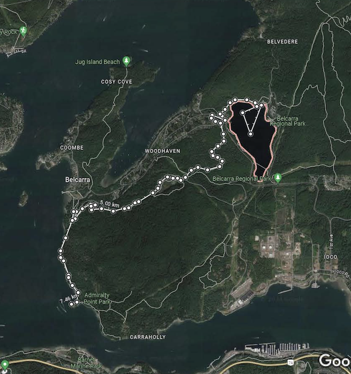 Mudskipper Swimrun race Sasamat 2 Route Map 1 Mudskipper Swimrun race Sasamat 2 Route Map 1