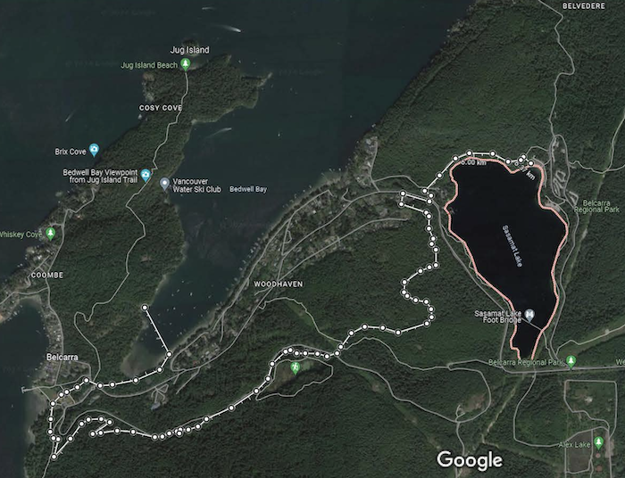 Mudskipper Swimrun race Sasamat 2 Route Map 4 Mudskipper Swimrun race Sasamat 2 Route Map 4