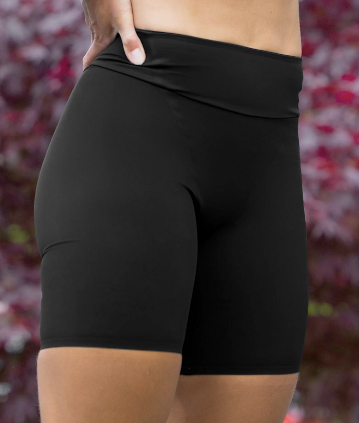 Black Swijin Freeli long-leg Shorts