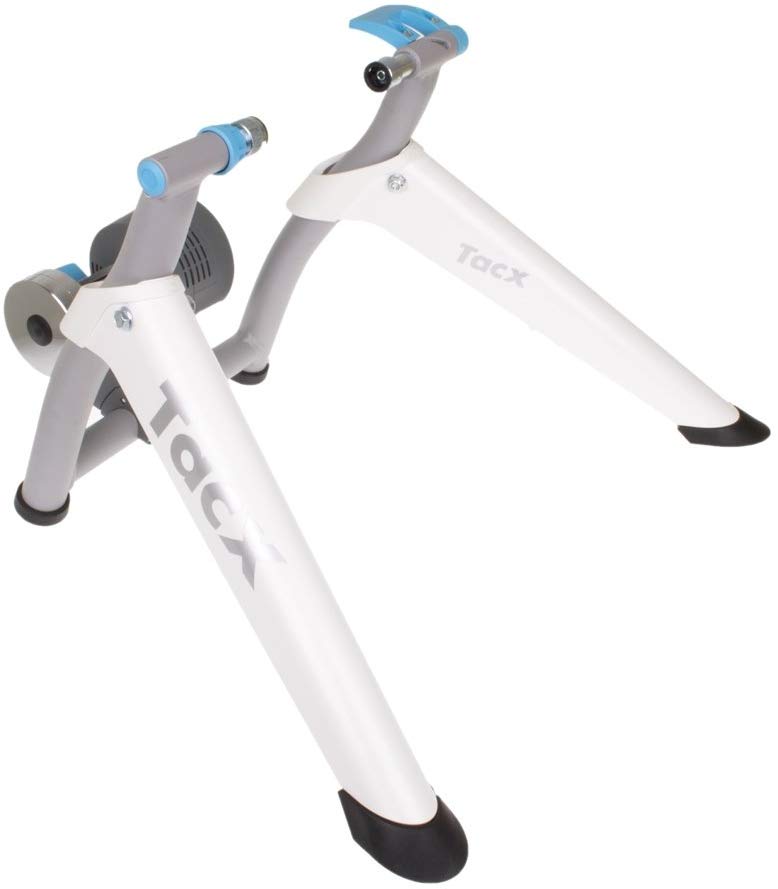 The base of a TACX turbo trainer