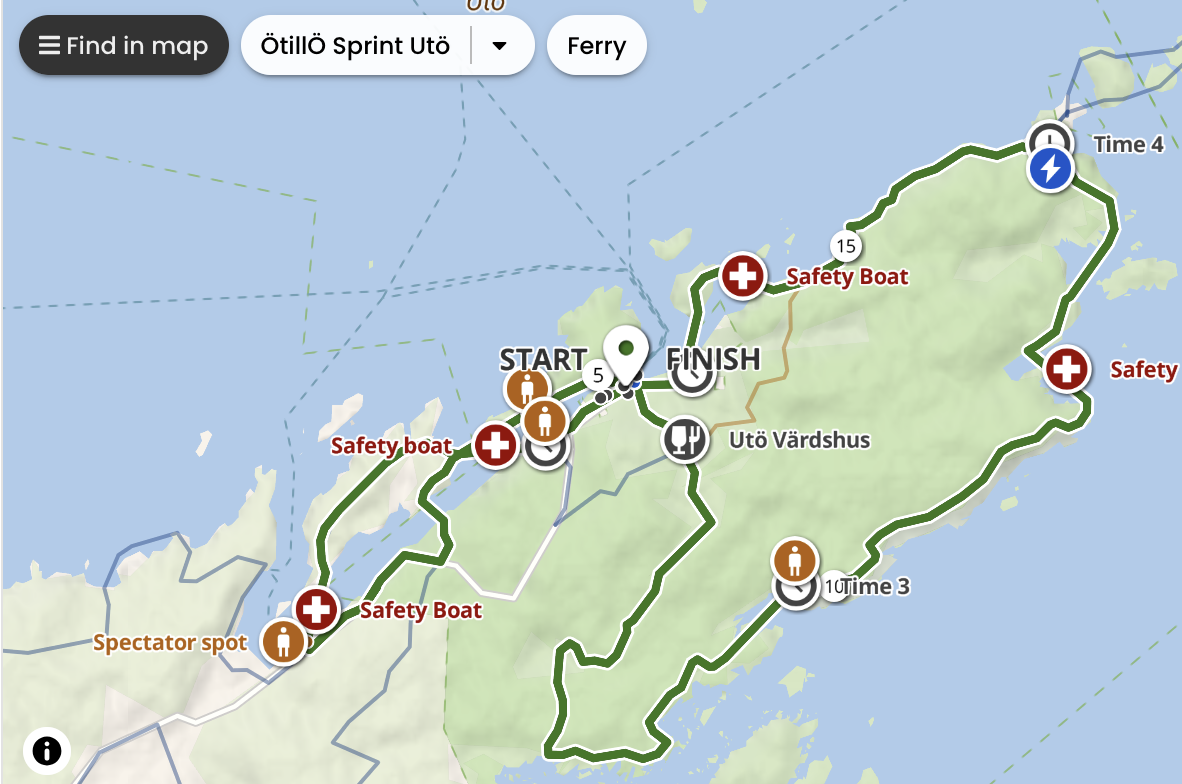 Uto Sprint Course Map Uto Sprint Course Map
