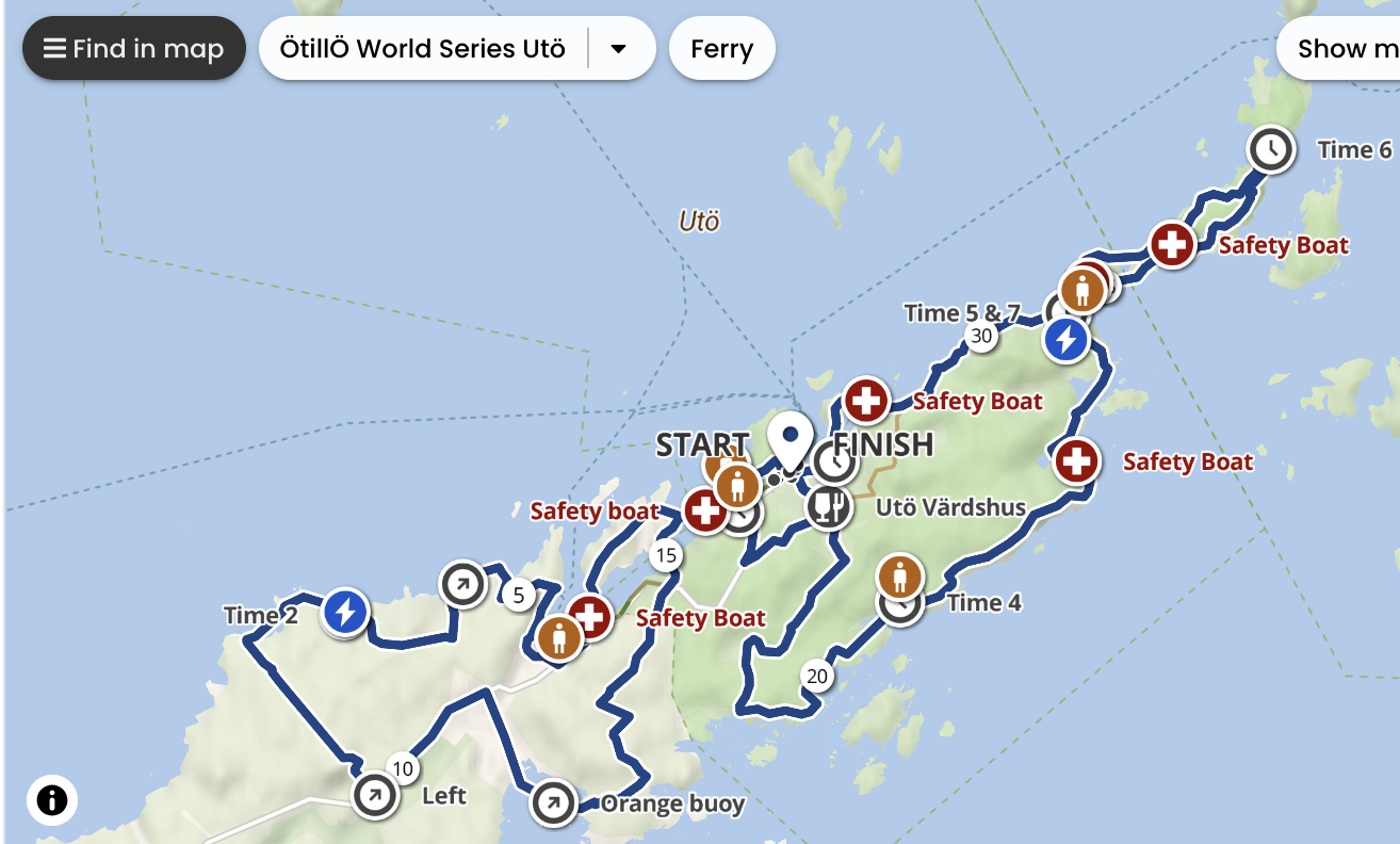 Uto World Series course map Uto World Series course map