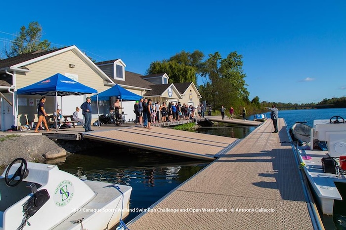 Welland swimrun 2017 boathouse front view