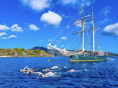 Whitsundays escape from a tallship