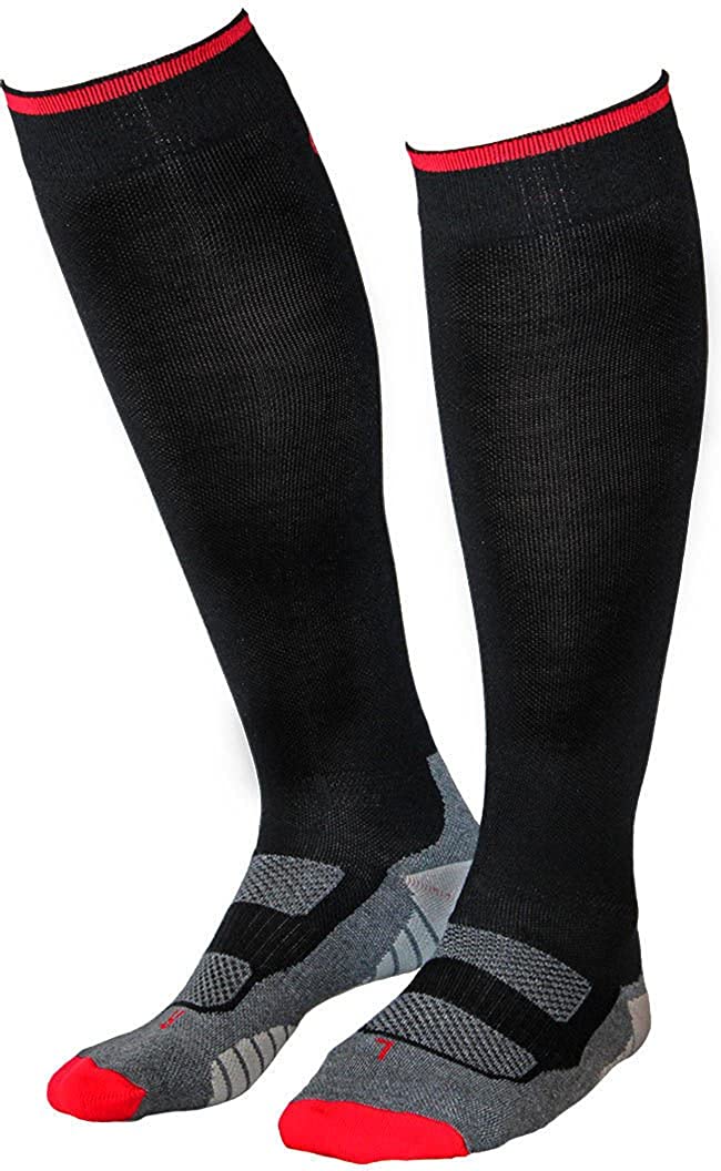 Black Gococo Swimrun socks with orange details Black Gococo Swimrun socks with orange details