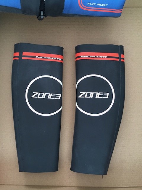 Zone 3 evolution wet suit neoprene calves